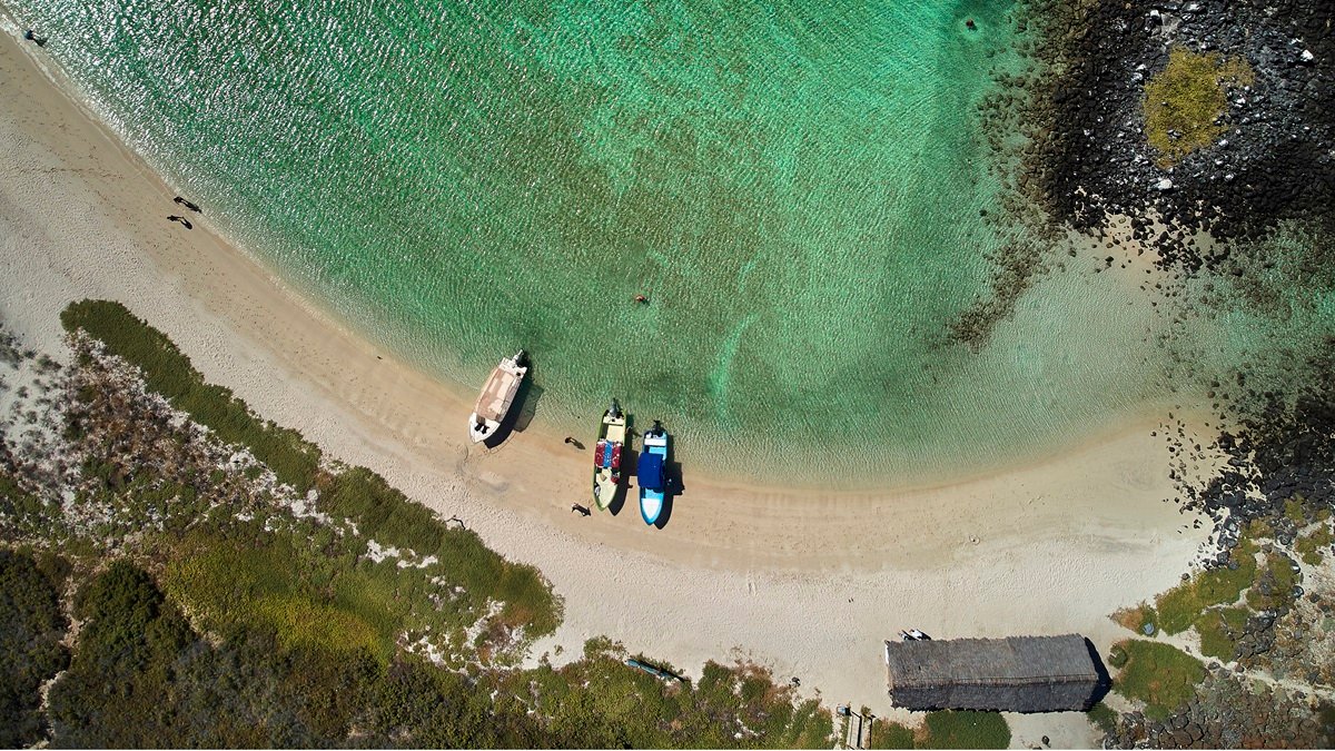 Isla Coronado vista aérea.